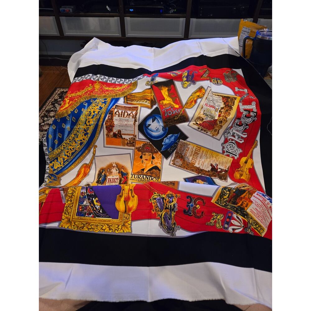 VERSACE UPHOLSTERY textile fabric PANNEL 36" HOME GOODS FURNITURE PILLOWS